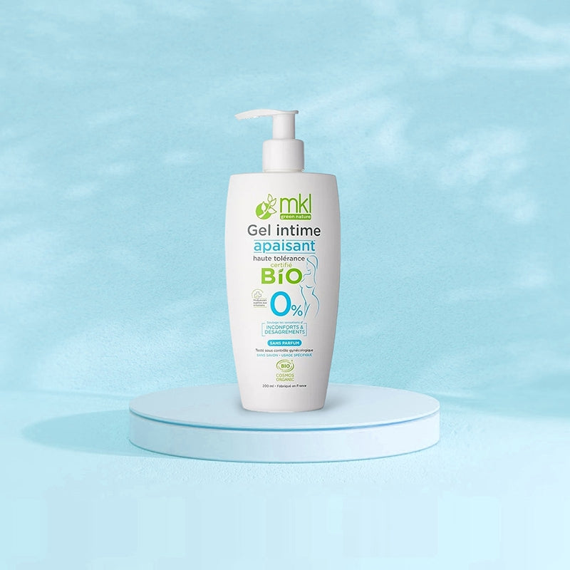 Gel hygiène intime apaisant BIO sans parfum - 200ml - MKL Green Nature