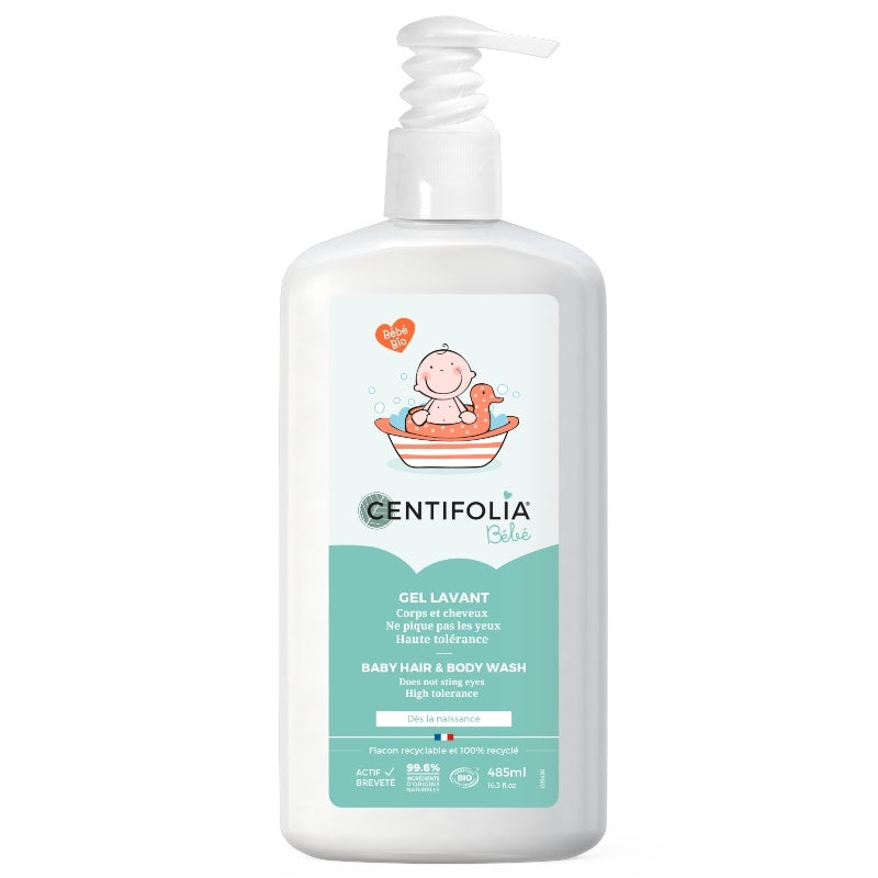 Bio-Babywaschgel &amp; Haarwaschgel mit Kamelie – 485 ml – Centifolia