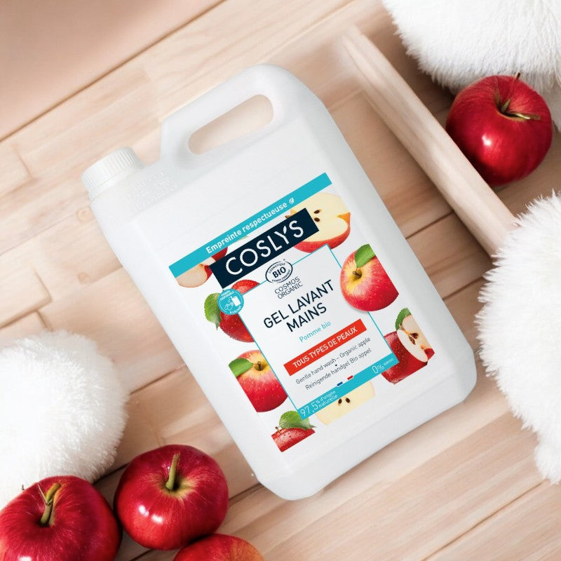 Gel lavant mains BIO pomme - 5l - Coslys