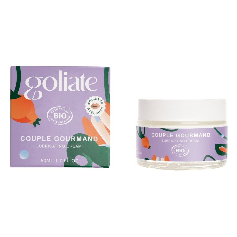 Gel lubrifiant & massage gourmand BIO noisette - 50ml - Goliate