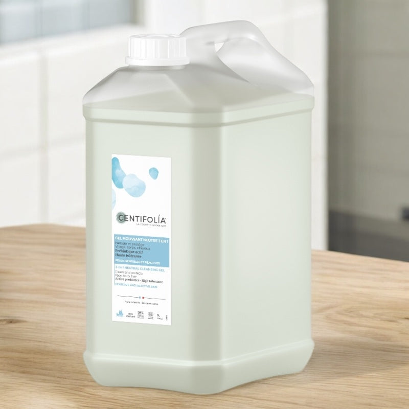 Gel moussant neutre 3 en 1 BIO aloe vera - 5l - Centifolia