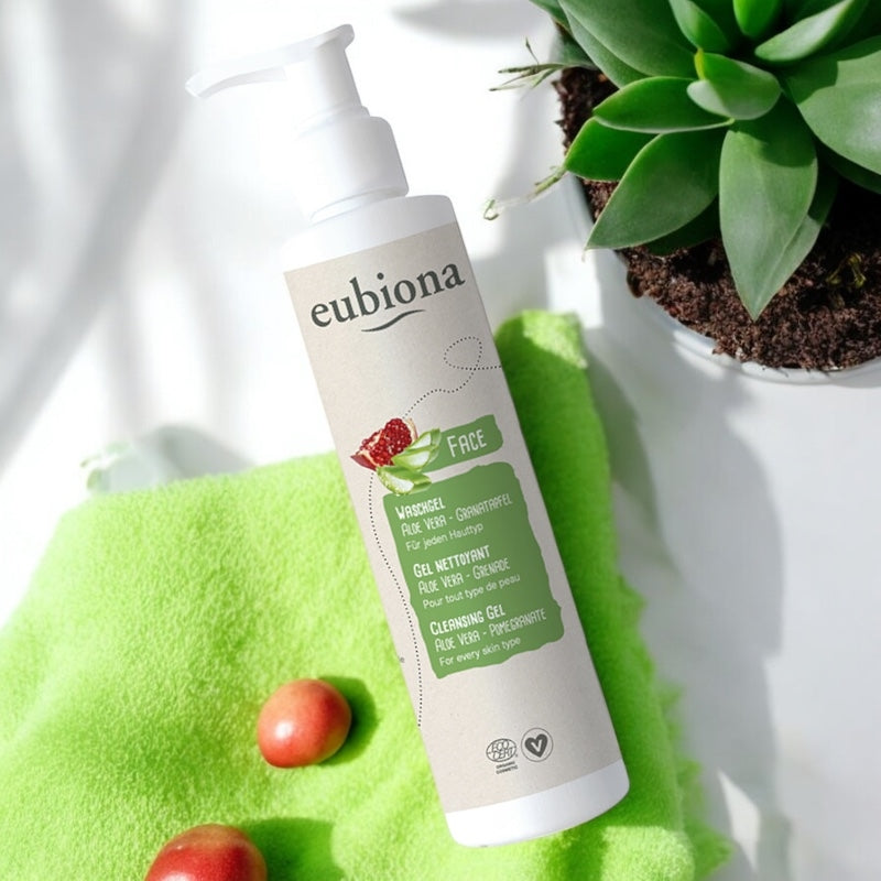 Gel nettoyant BIO ﻿aloe vera & grenade - 200ml - Eubiona