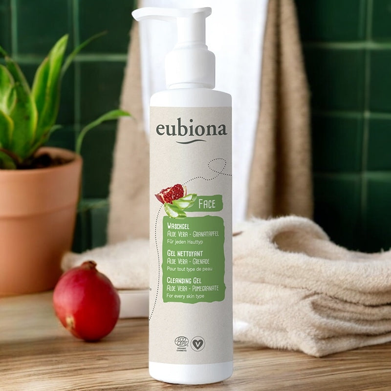 Gel nettoyant BIO ﻿aloe vera & grenade - 200ml - Eubiona