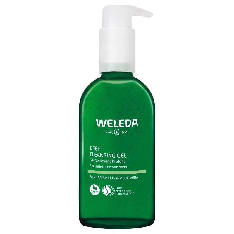 Weleda Bio-Tiefenreinigungsgel mit Hamamelis und Aloe Vera – 50 ml