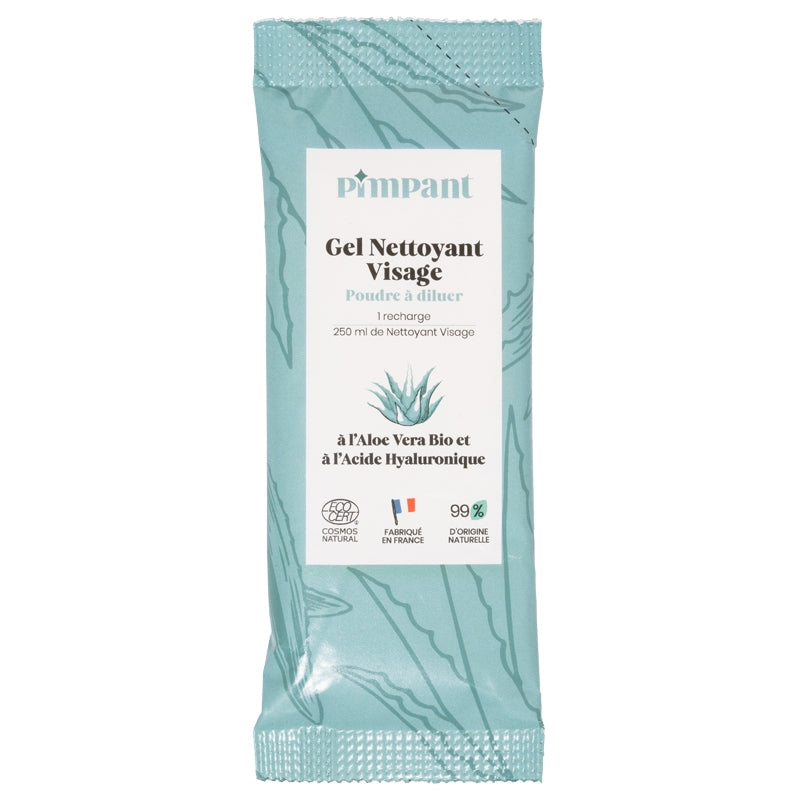 Gesichtsreinigungsgel mit Verdünnungspulver und Aloe Vera – 25 g – Pimpant