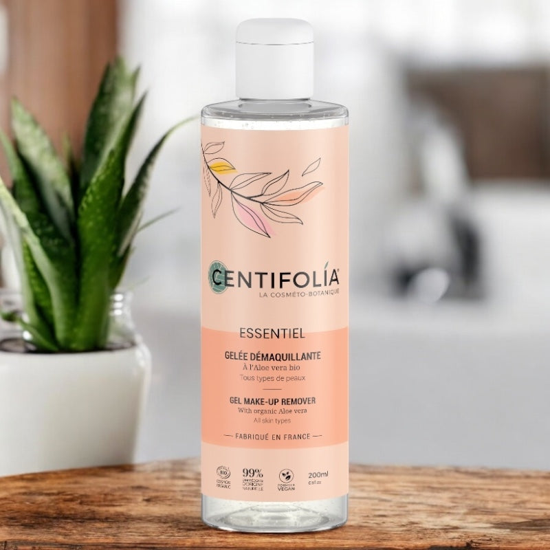 Gelée démaquillante BIO aloe vera - 200ml - Centifolia