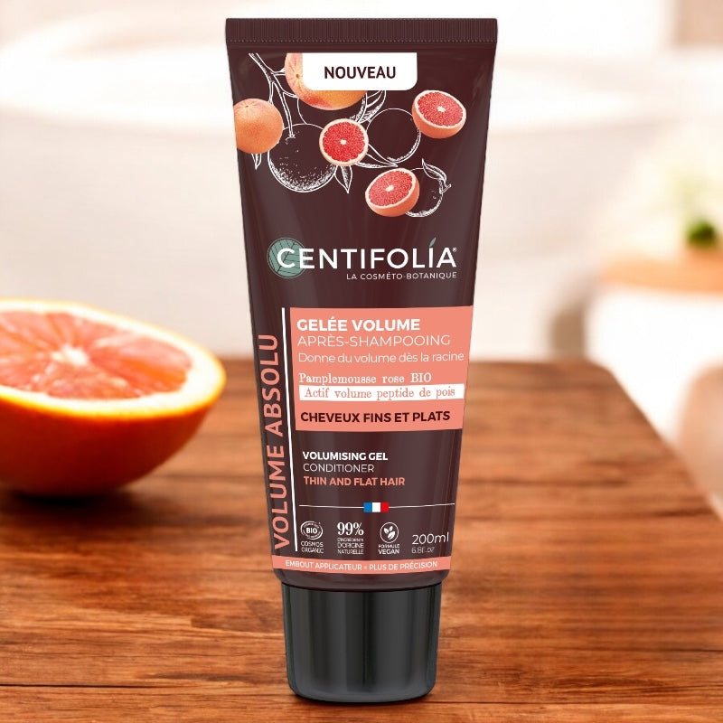 Centifolia Bio-Conditioner mit rosa Grapefruit-Geschmack, Volumen-Gel – 200 ml
