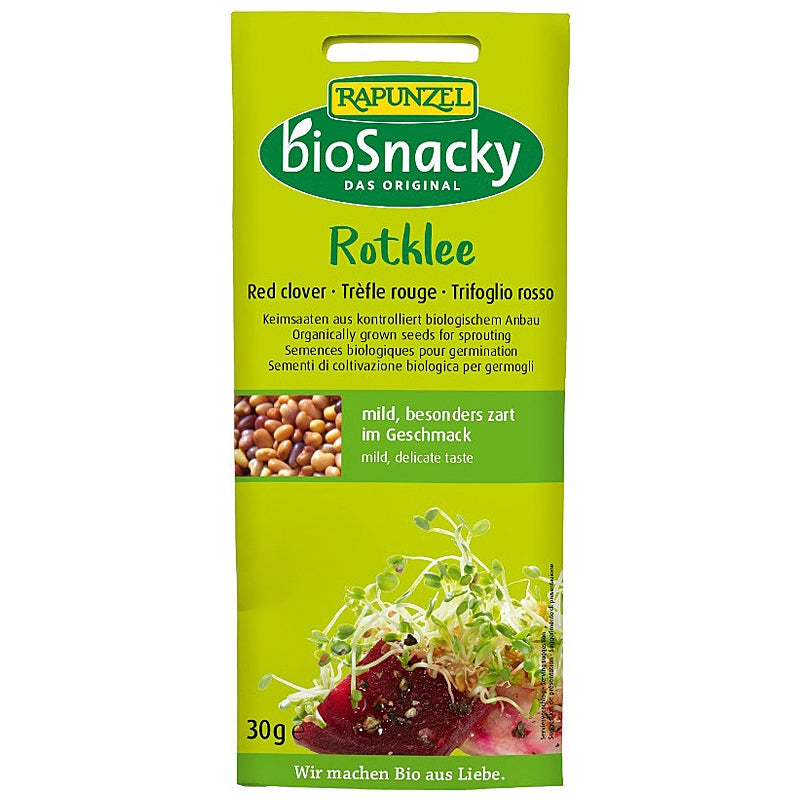 Graines à germer de trèfle rouge BIO - 30g - Rapunzel bioSnacky