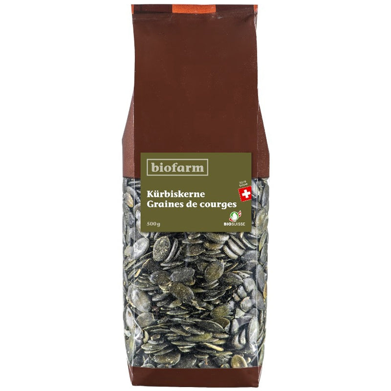 Graines de courge suisse BIO - 500g - Biofarm