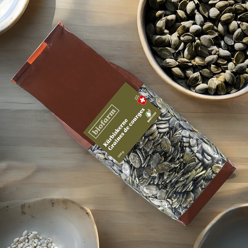 Graines de courge suisse BIO - 500g - Biofarm