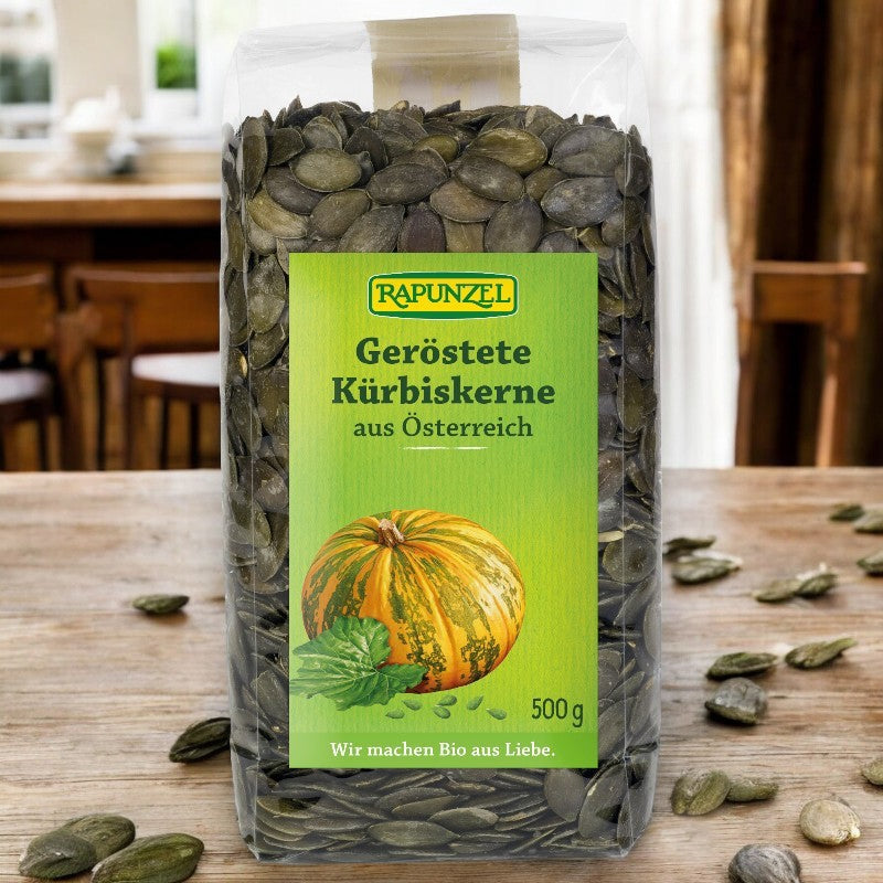 Graines de courges grillées BIO - 500g - Rapunzel
