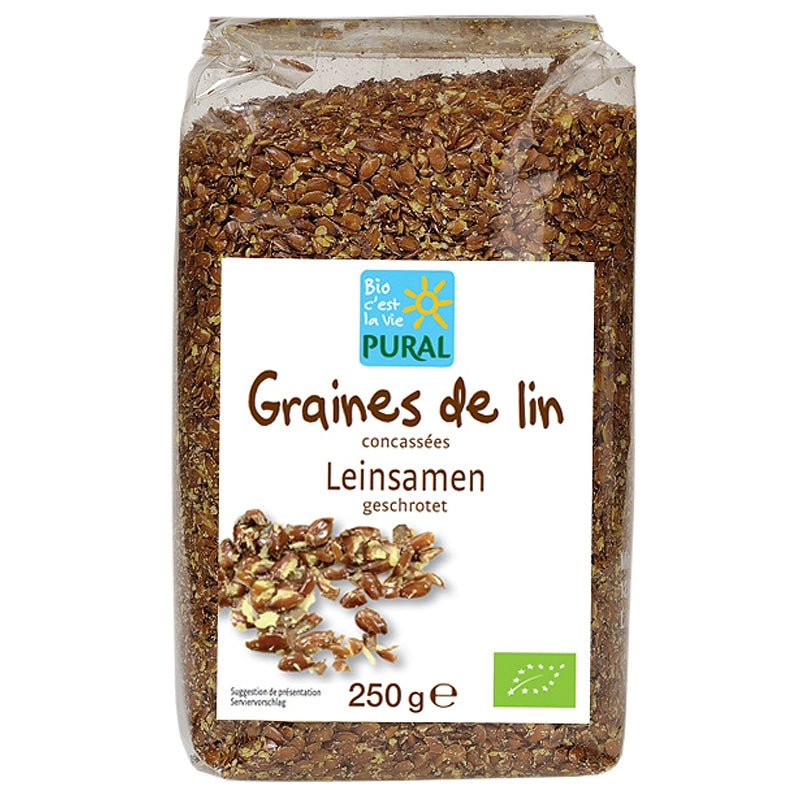Graines de lin concassées BIO - 250g - Pural
