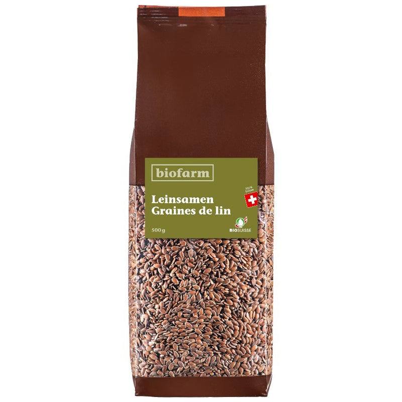 Graines de lin suisse BIO - 500g - Biofarm