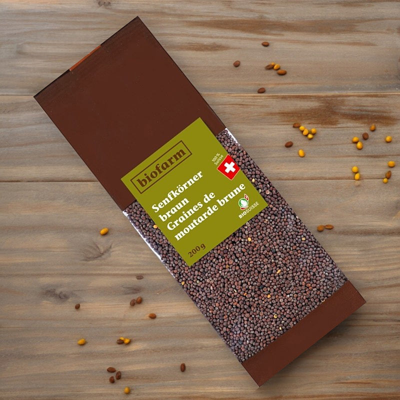 Bio-Schweizer brauner Senf – 200 g – Biofarm