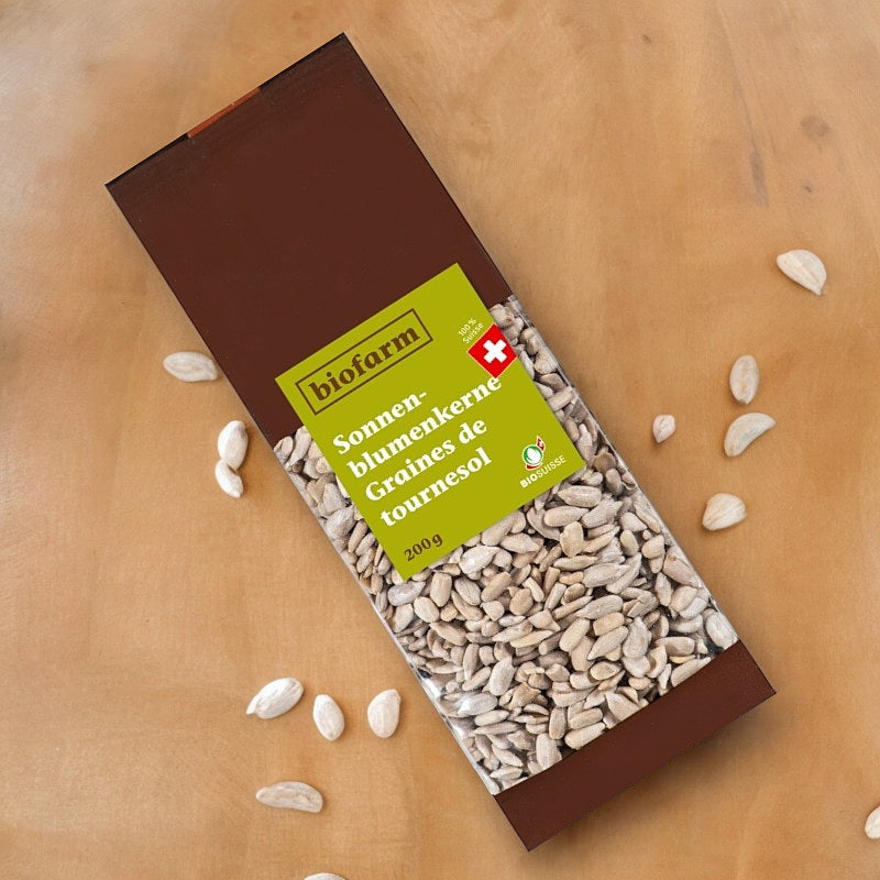 Graines de tournesol suisse bio 200 g biofarm 3