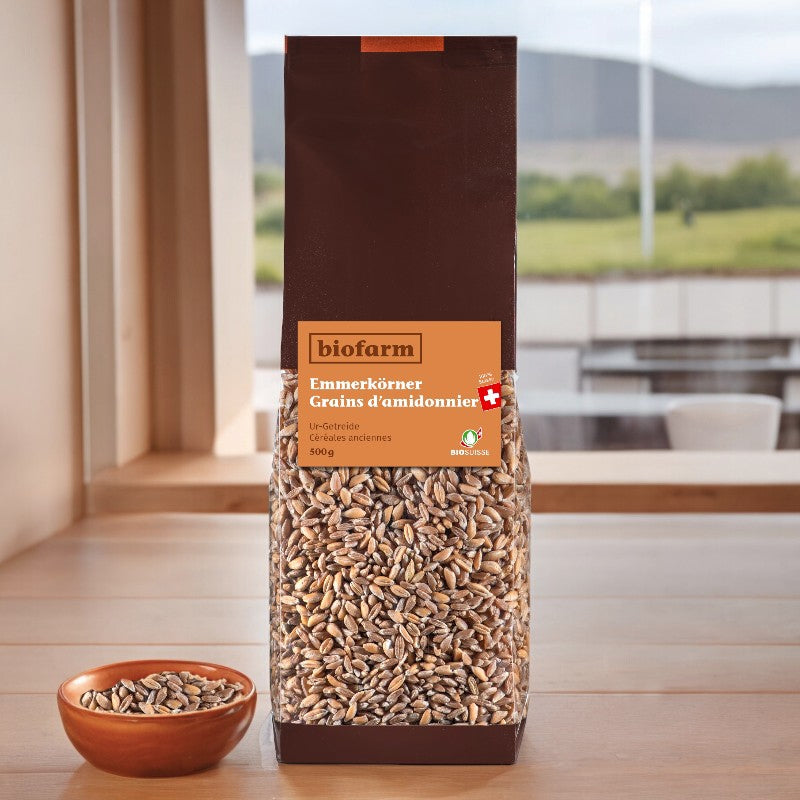 Grains d'amidonnier suisse BIO - 500g - Biofarm