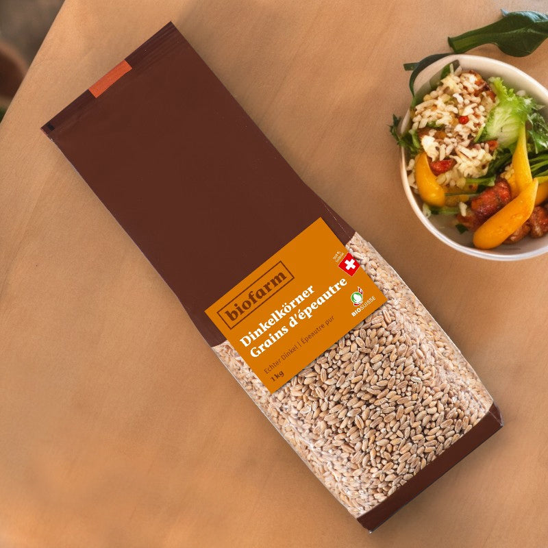 Grains d'épeautre suisse BIO - 1kg - Biofarm