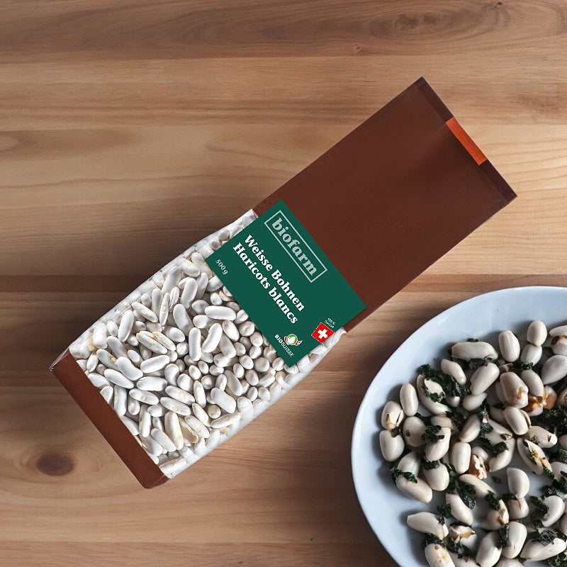 Haricots blancs suisses BIO - 500g - Biofarm