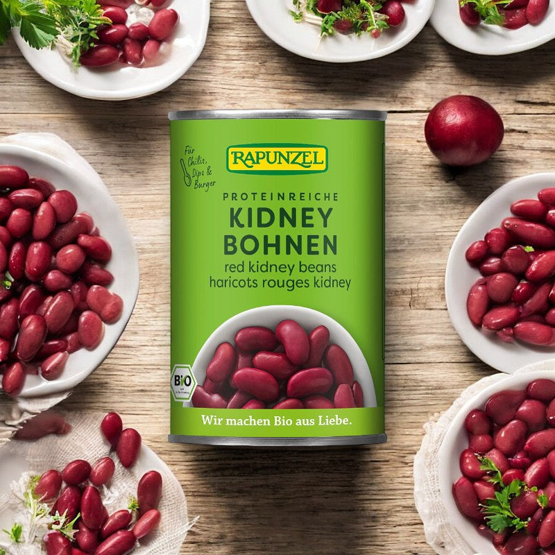 Haricots rouges Kidney en conserve BIO - 400g - Rapunzel