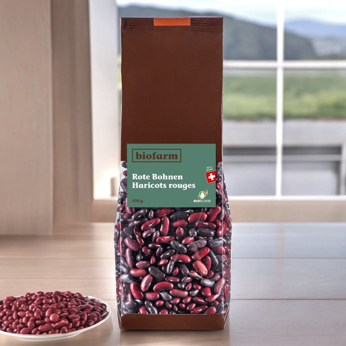 Haricots rouges suisses BIO 500g | Biofarm