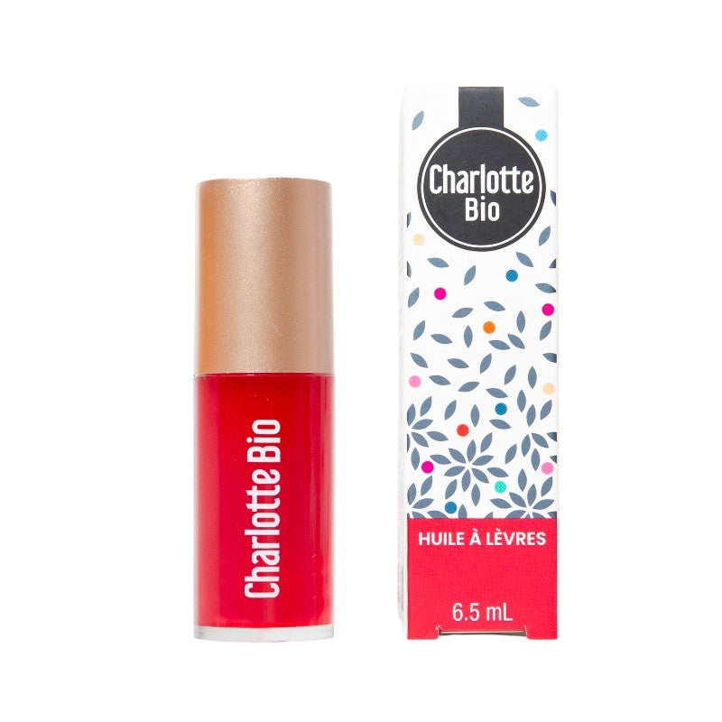 Crush Red Bio-Lippenöl – 6,5 ml – Charlotte Bio