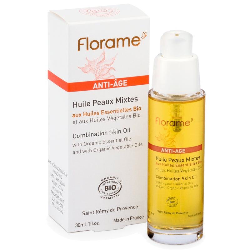 Bio-Anti-Aging-Öl für Mischhaut – 30 ml – Florame