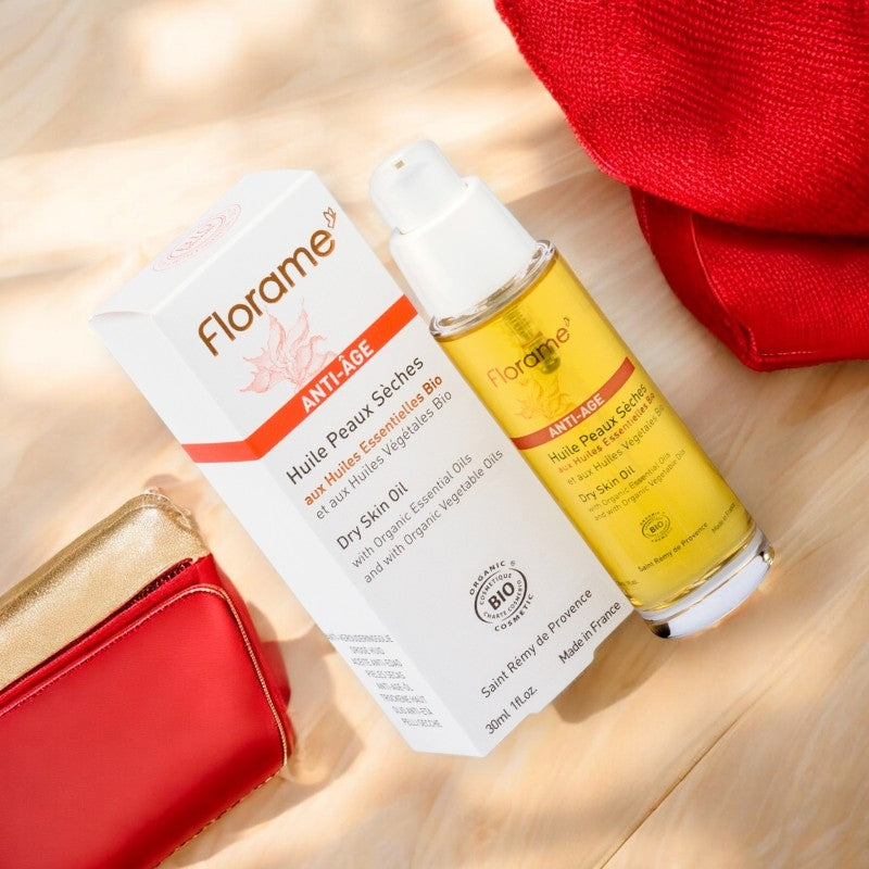 Huile anti-âge BIO peaux sèches - 30ml - Florame