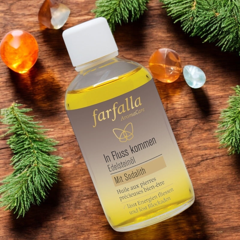 Huile aux pierres précieuses Bien-être BIO - 100ml - Farfalla