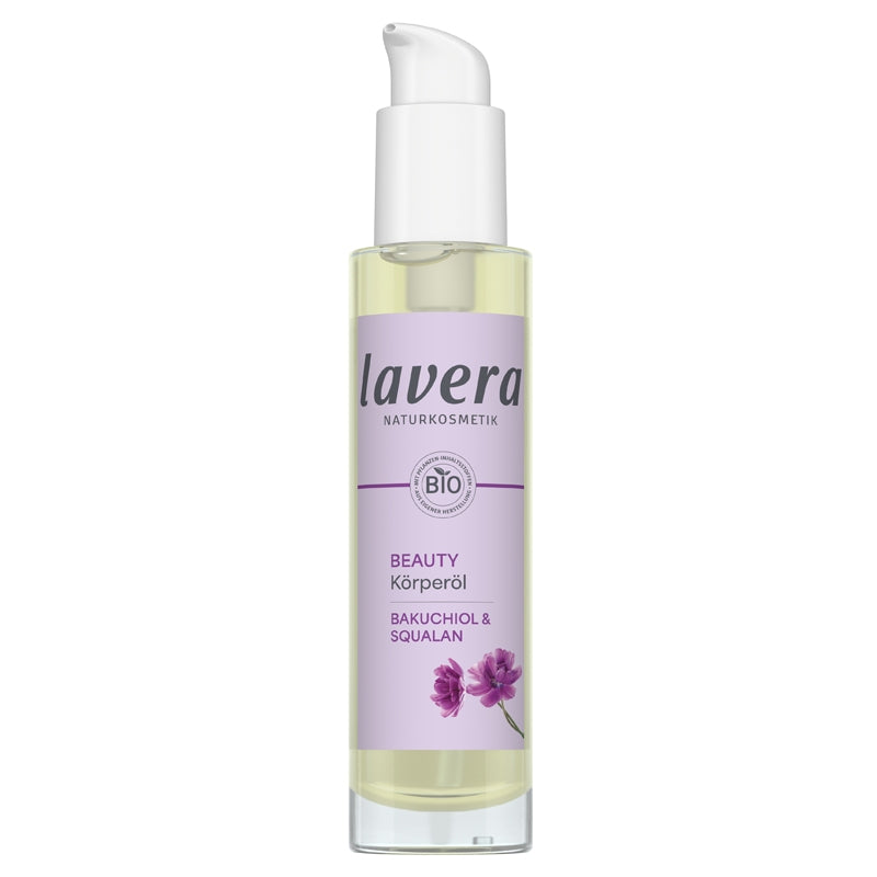 Huile corporelle bio bakuchiol squalane 100 ml lavera
