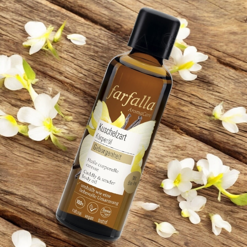 Huile corporelle caresse BIO iris - 75ml - Farfalla