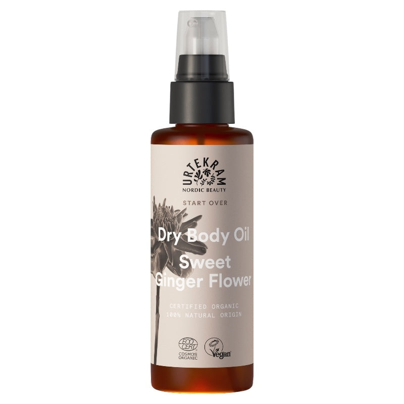 Bio-Körperöl mit getrocknetem Ingwer – 100 ml – Urtekram