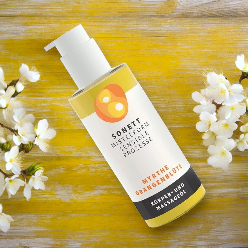 Huile corps & massage myrte & fleur d'oranger - 145ml - Sonett