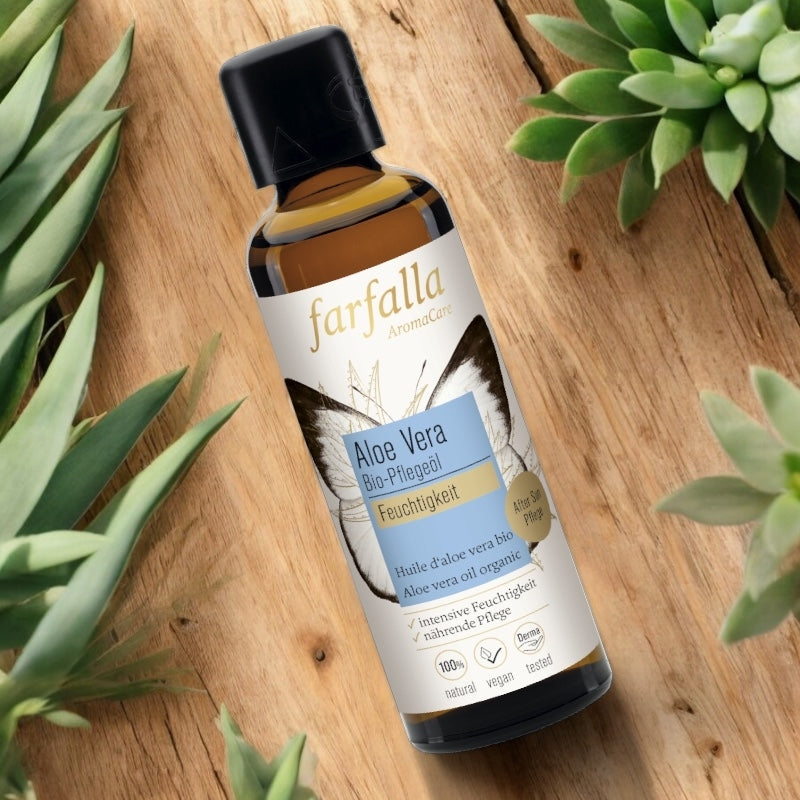 Huile d'aloe vera BIO - 75ml - Farfalla