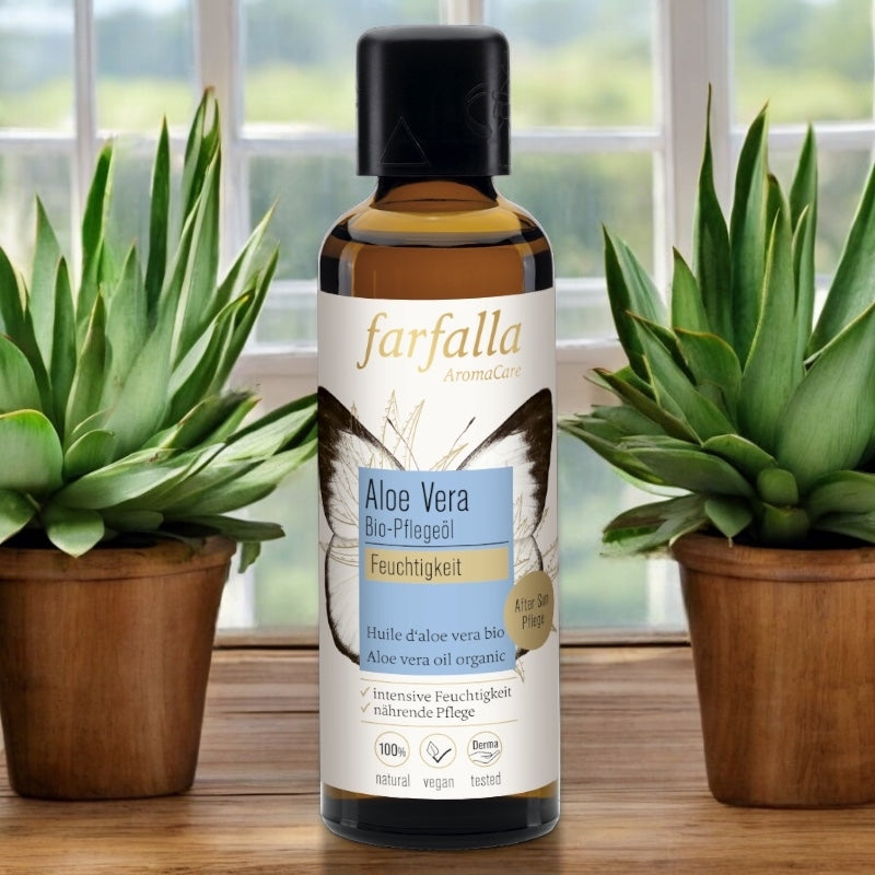 Huile d'aloe vera BIO - 75ml - Farfalla