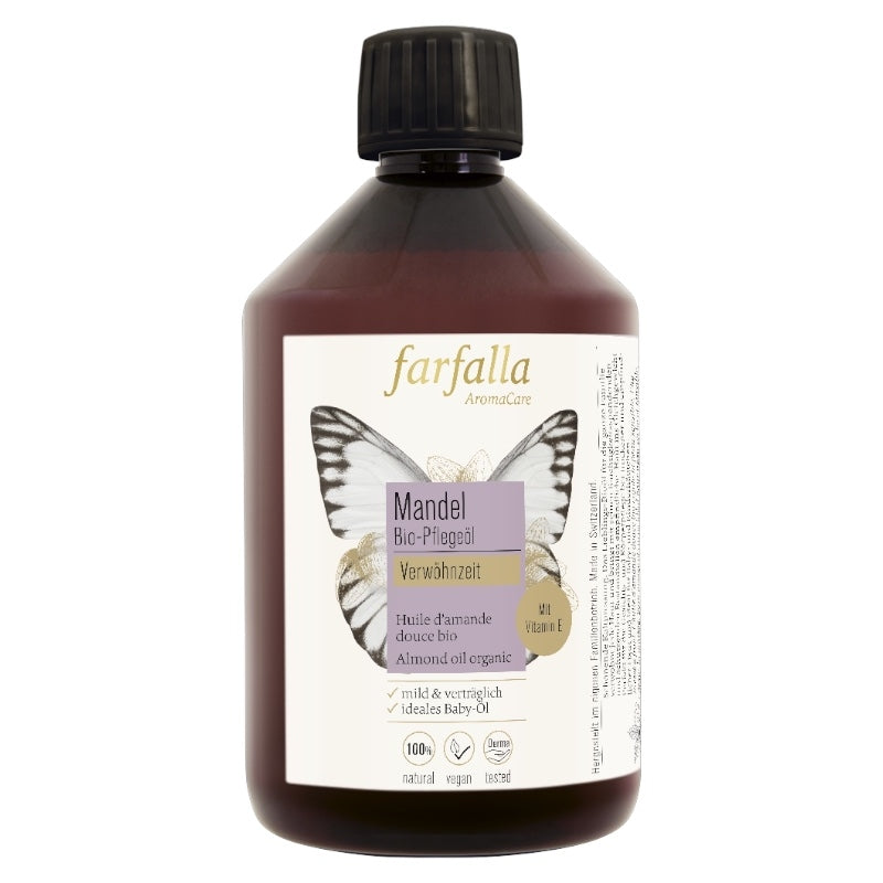 Bio-Süßmandelöl - 500 ml - Farfalle