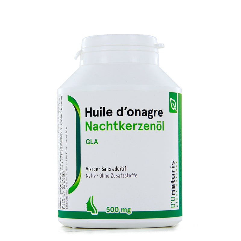 Huile d'onagre 500 mg 180 capsules - BIOnaturis