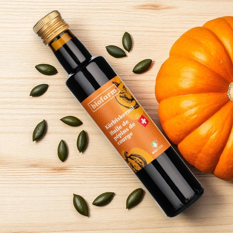 Huile de graines de courge suisse BIO - 250ml - Biofarm