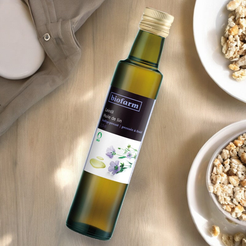 Huile de lin BIO - 250ml - Biofarm