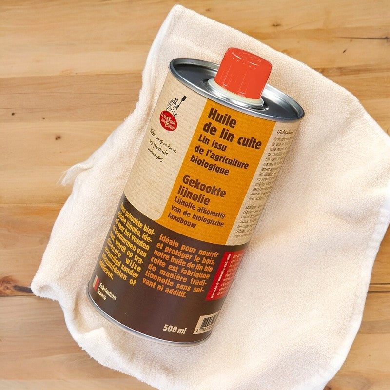 Huile de lin BIO cuite - 500ml - La droguerie écologique