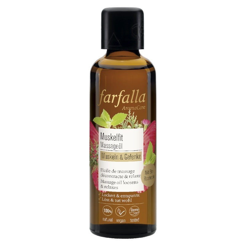 Entspannendes Bio-Rosmarin-Massageöl – 75 ml – Farfalla