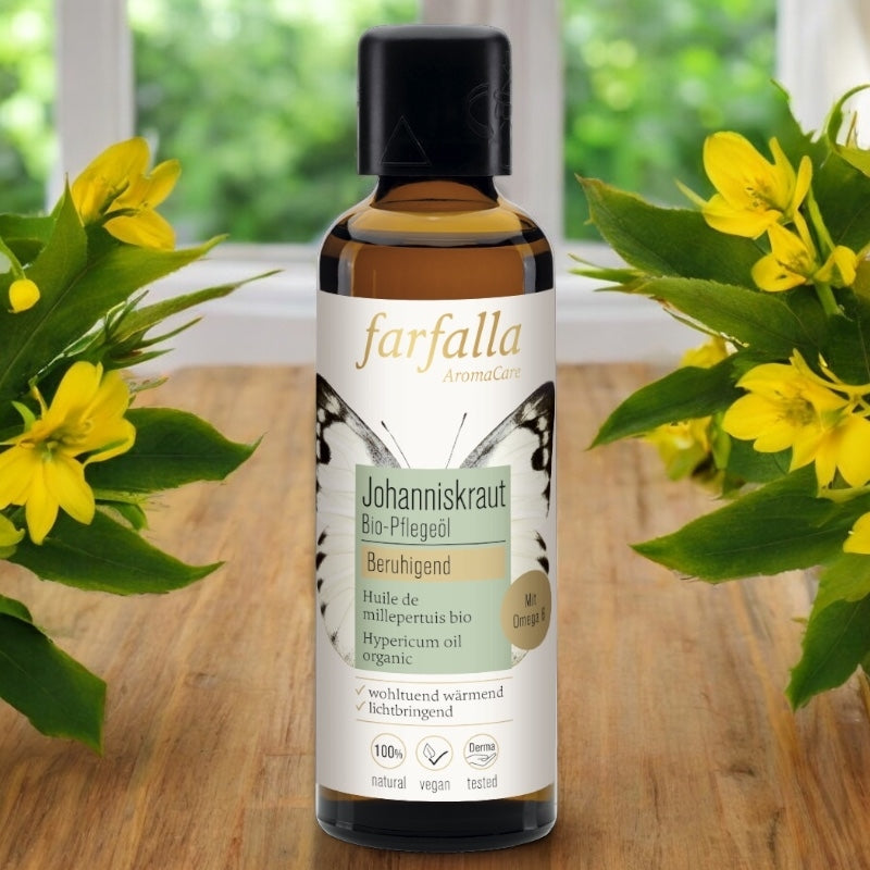 Bio-Johanniskrautöl – 75 ml – Farfalla