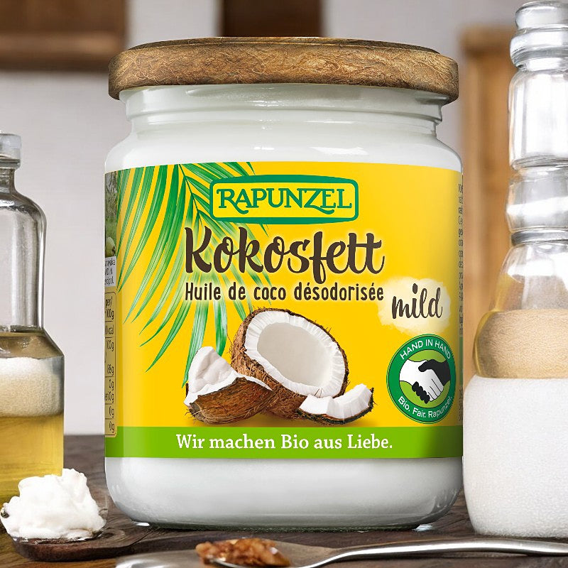 Bio-Kokosöl, desodoriert - 200 g - Rapunzel