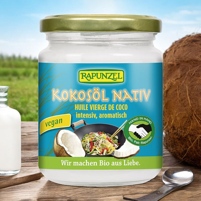 Huile de noix de coco vierge BIO - 200g - Rapunzel