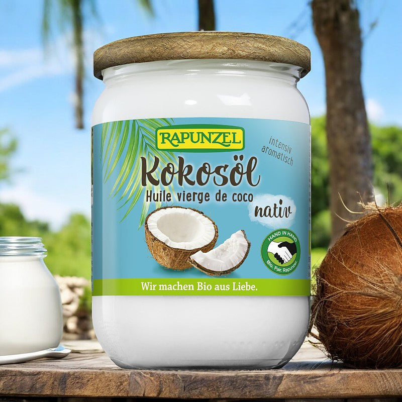 Huile de noix de coco vierge bio 400 g rapunzel 3