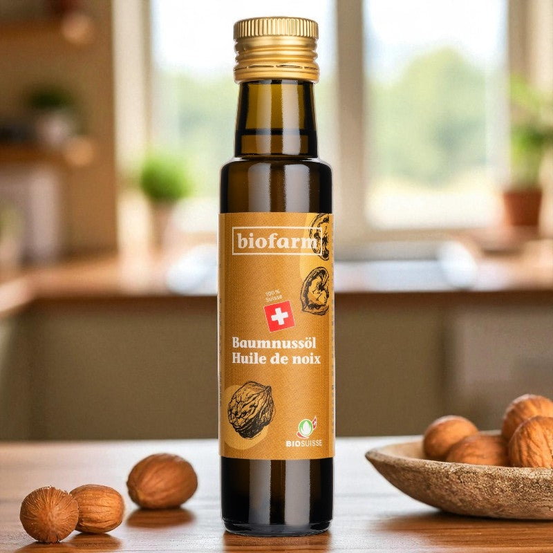 Bio-Schweizer Walnussöl – 100 ml – Biofarm