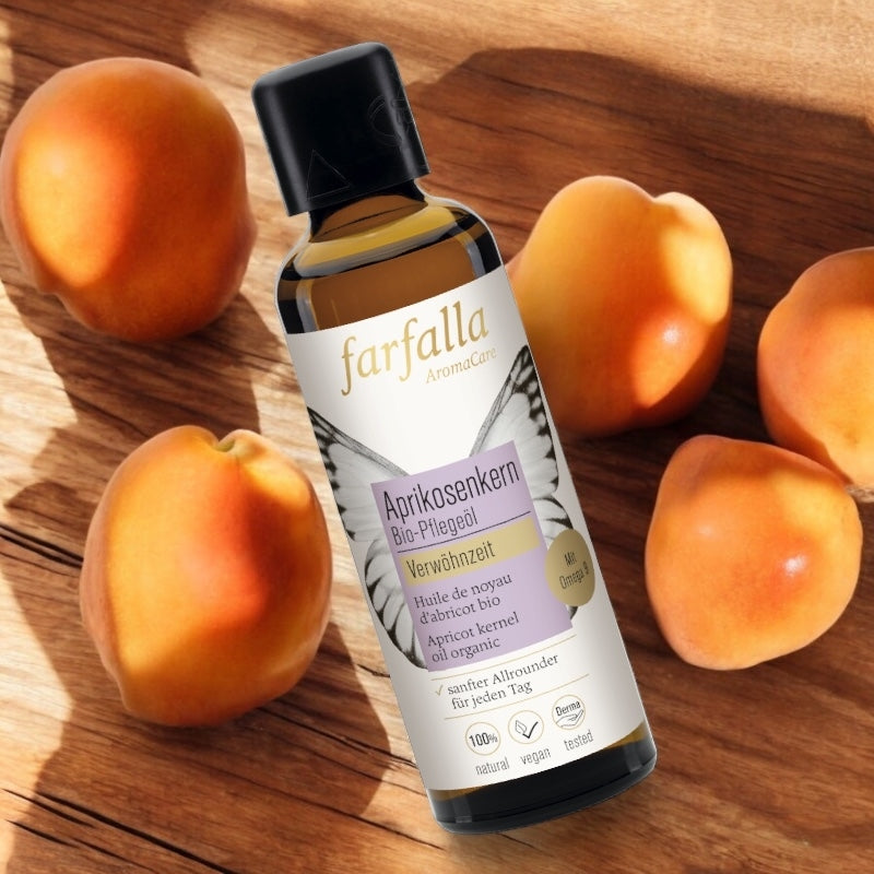 Huile de noyau d'abricot BIO - 75ml - Farfalla