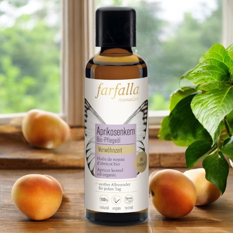 Bio-Aprikosenkernöl – 75 ml – Farfalle