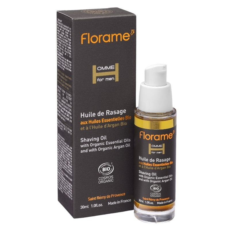 Bio-Zedern- und Argan-Rasieröl für Männer – 30 ml – Florame