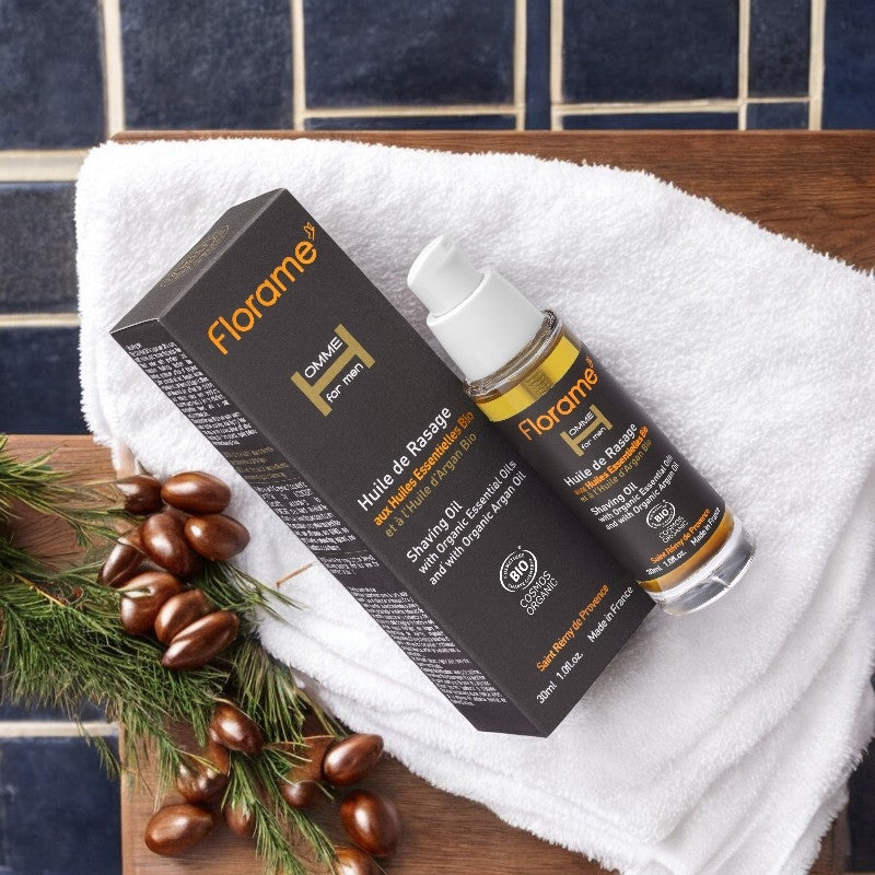 Bio-Zedern- und Argan-Rasieröl für Männer – 30 ml – Florame