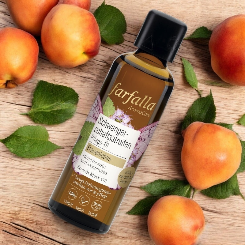 Huile de soin anti-vergetures BIO abricot - 75ml - Farfalla